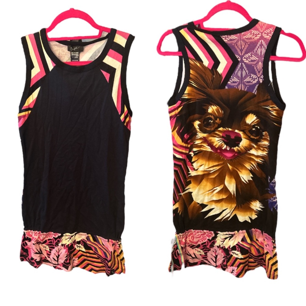 Y2K profile apparel Dress Hip Bow Terr Dog girl size large and women size small